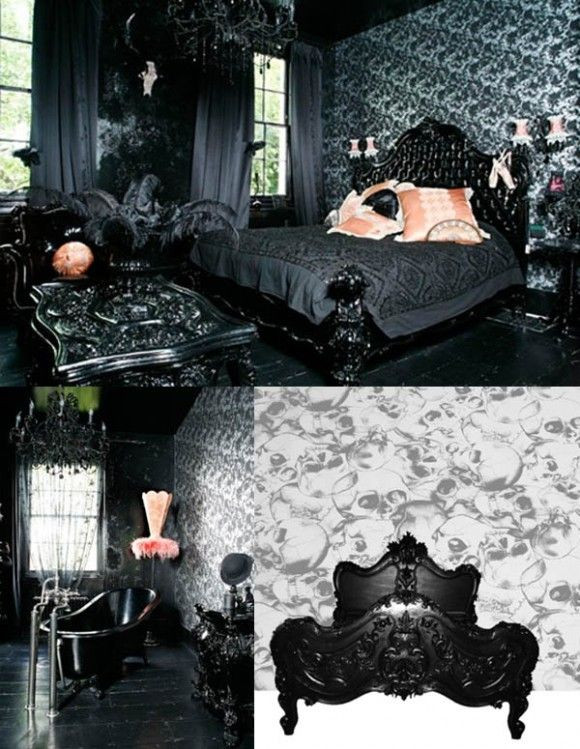 DIY Goth Room Decor
 gothic home decor