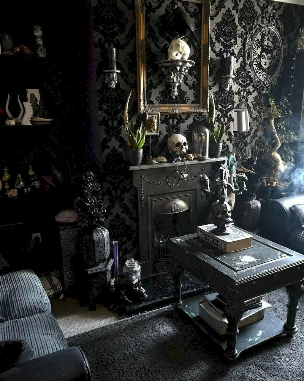 DIY Goth Room Decor
 Awesome 39 Attractive Diy Halloween Living Room Decoration