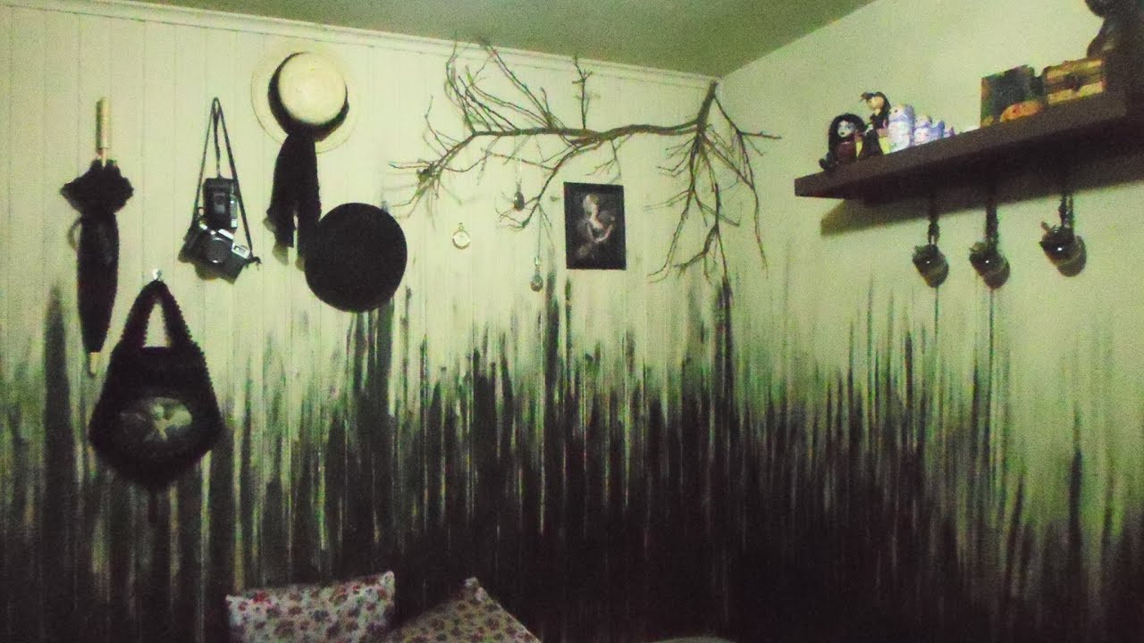 DIY Goth Room Decor
 Room tour goth dark mori decor Diy Meu quarto gótico