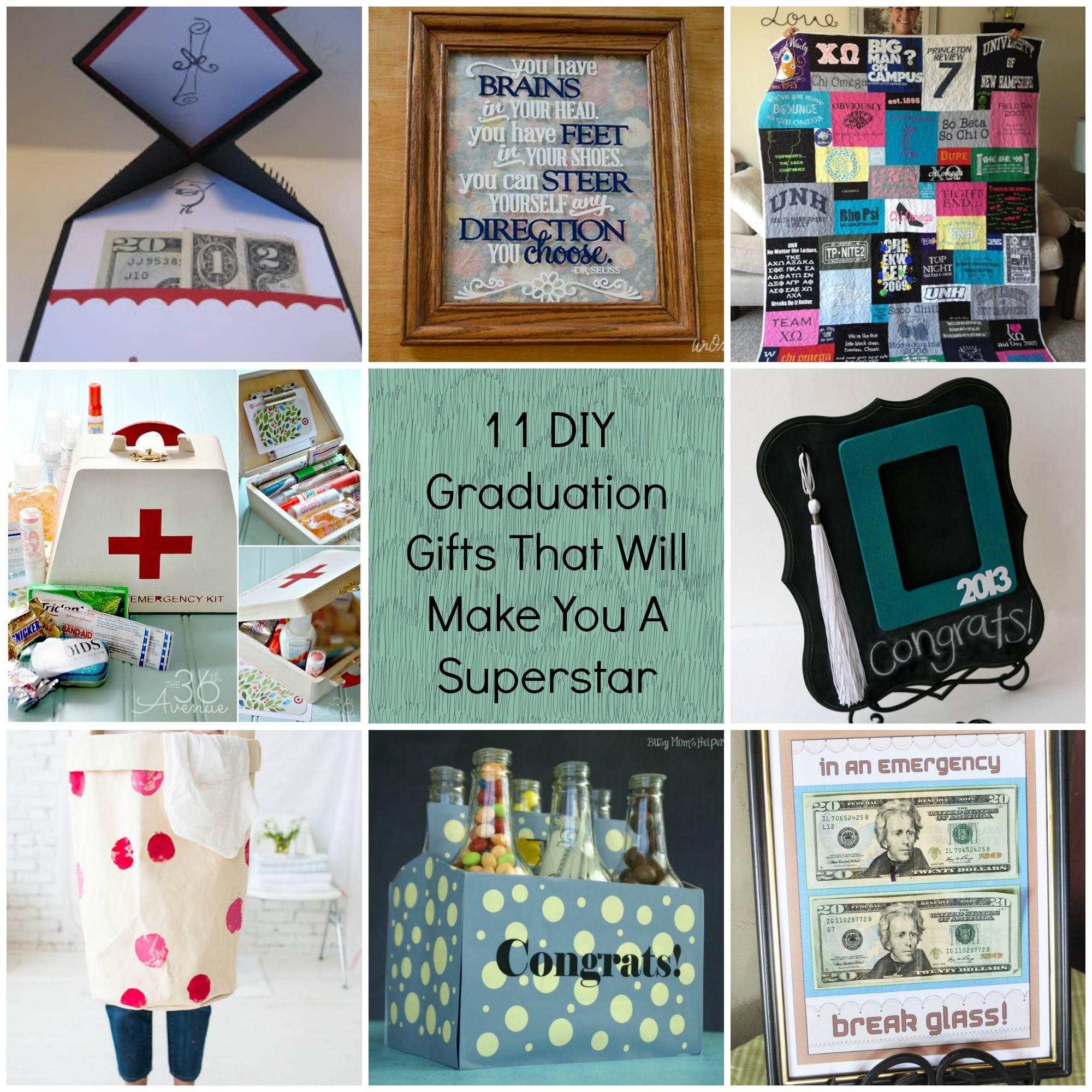 DIY Graduation Gifts
 11 DIY Graduation Gifts That Will Make You A Superstar