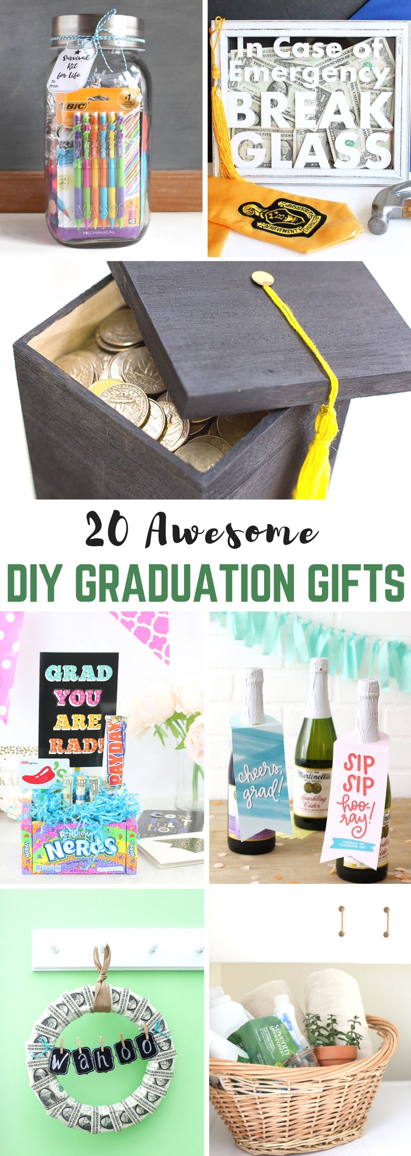 DIY Graduation Gifts
 20 Awesome DIY Graduation Gifts