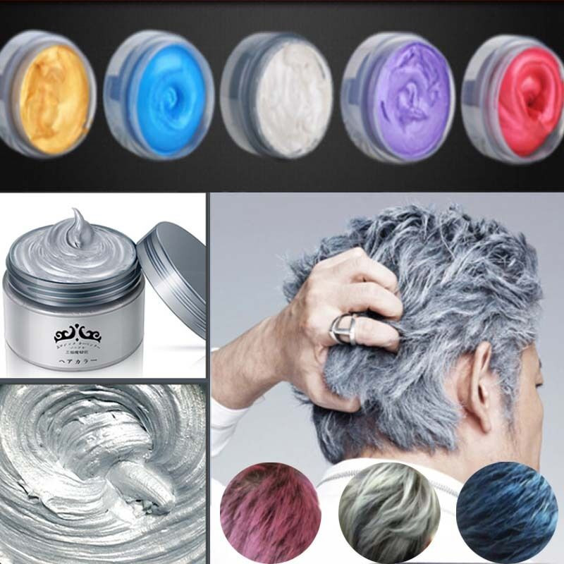 DIY Gray Hair Dye
 DIY Super Dye Disposable Light Gray Hair Cream Color