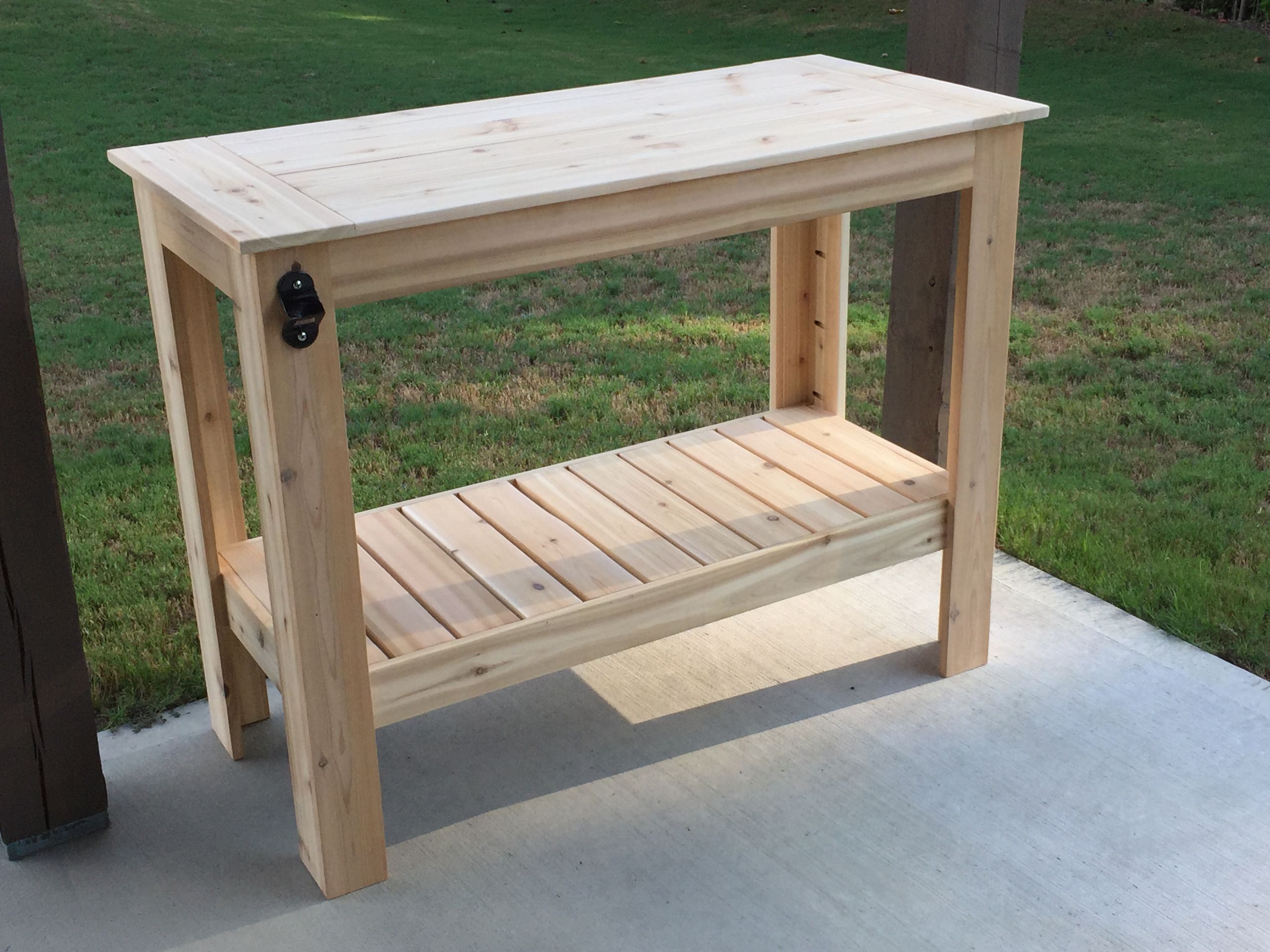 DIY Grill Table Plans
 Plans for Leukaemia – Andrew Harris Woodwork