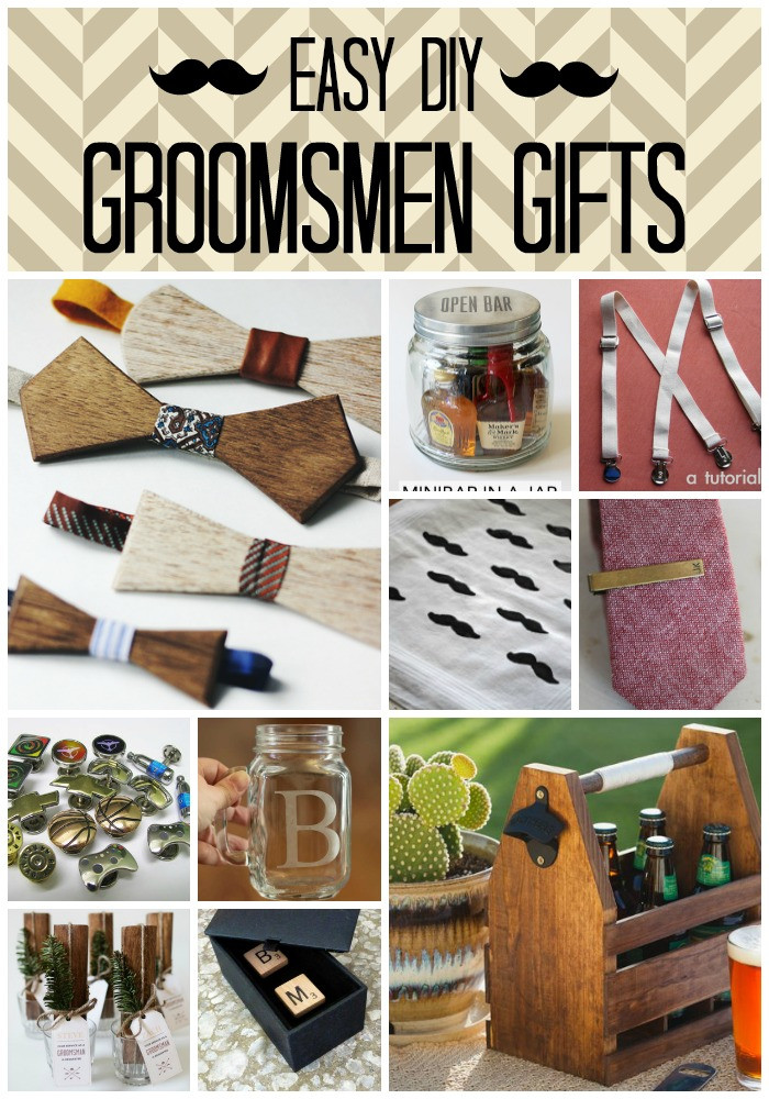DIY Groomsmen Gifts
 10 Seriously Easy & Stylish DIY Groomsmen Gifts Craft