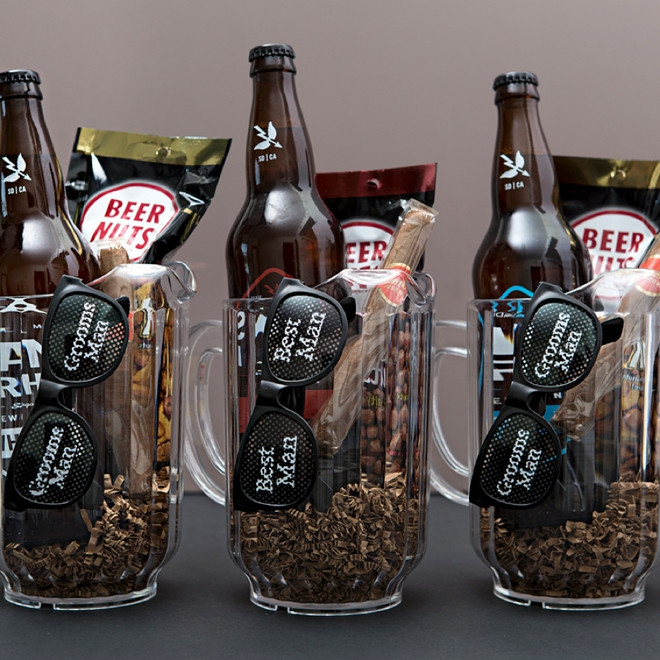 DIY Groomsmen Gifts
 You HAVE To See These Awesome Groomsmen Beer Pitcher Gifts