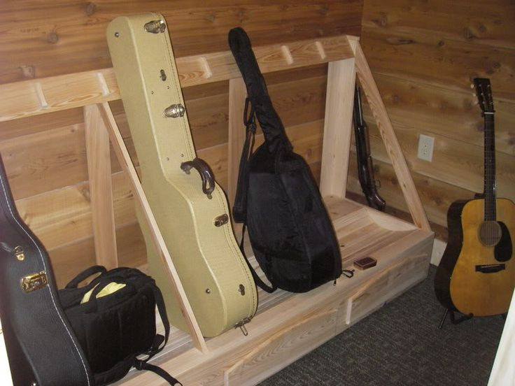 DIY Guitar Case Storage Rack
 Guitar Case Storage Rack