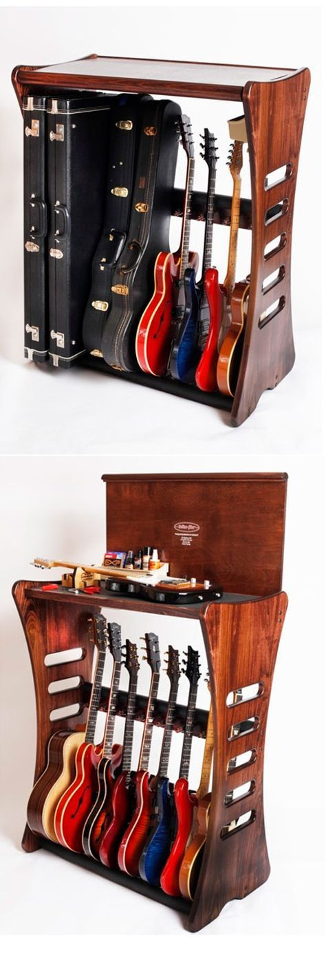 DIY Guitar Case Storage Rack
 Pin by BlkSbth on Projects to try in 2019