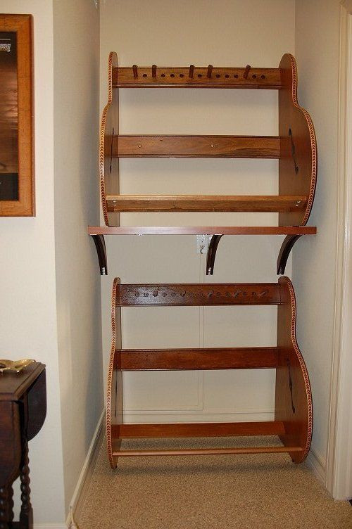 DIY Guitar Case Storage Rack
 This handyman found space to shelve his guitars on our