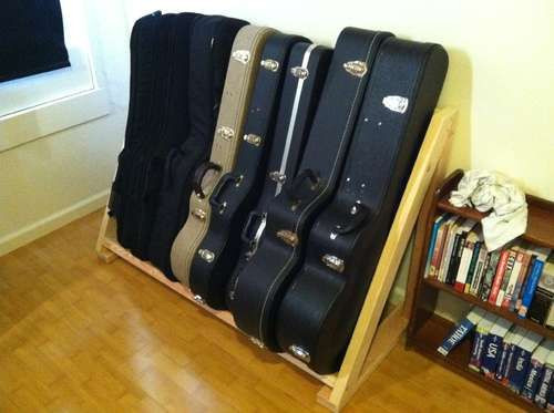 DIY Guitar Case Storage Rack
 DIY Pvc Multiple Guitar Stand