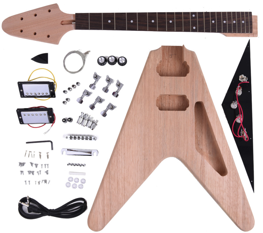 DIY Guitar Kit Review
 Ammoon V Style DIY Electric Guitar Kit Meta Review