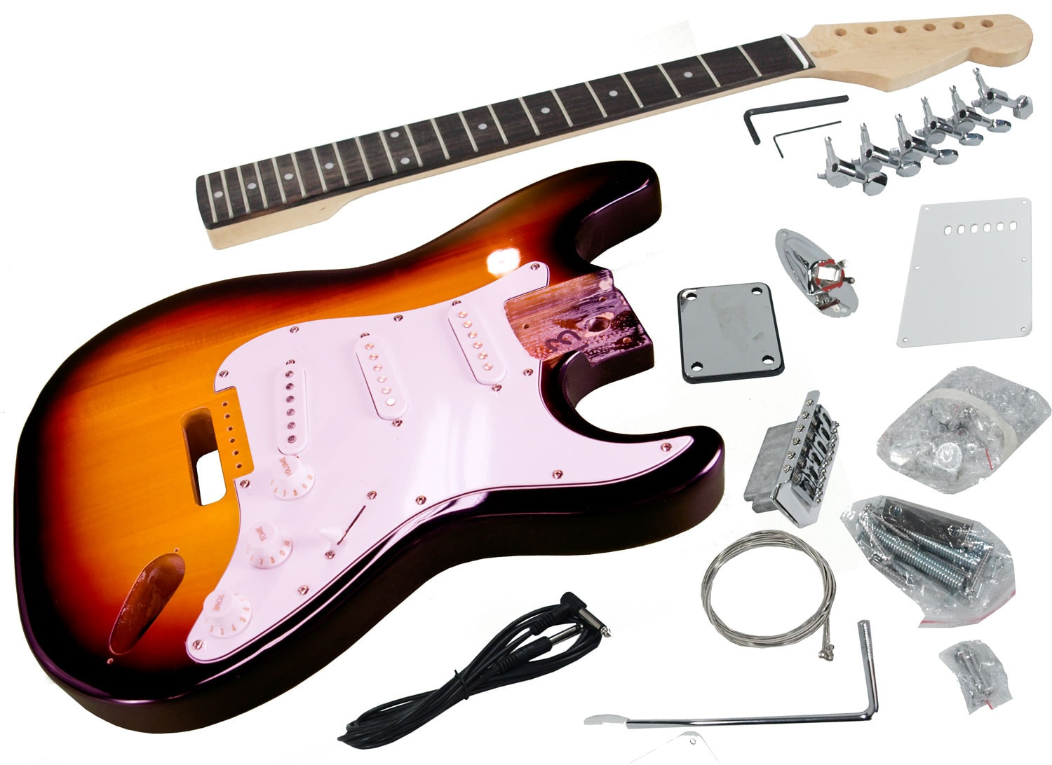 DIY Guitar Kit Review
 Solo STK 1SB DIY Electric Guitar Kit With Finished