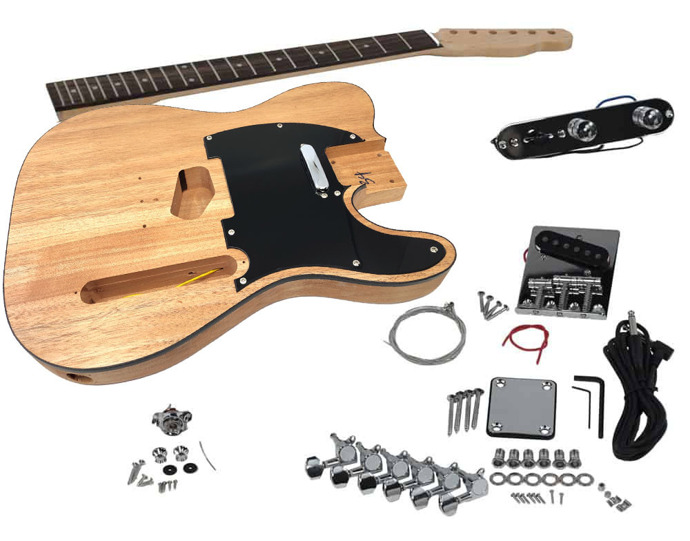 DIY Guitar Kit Review
 Solo Tele Style DIY Guitar Kit Basswood Body