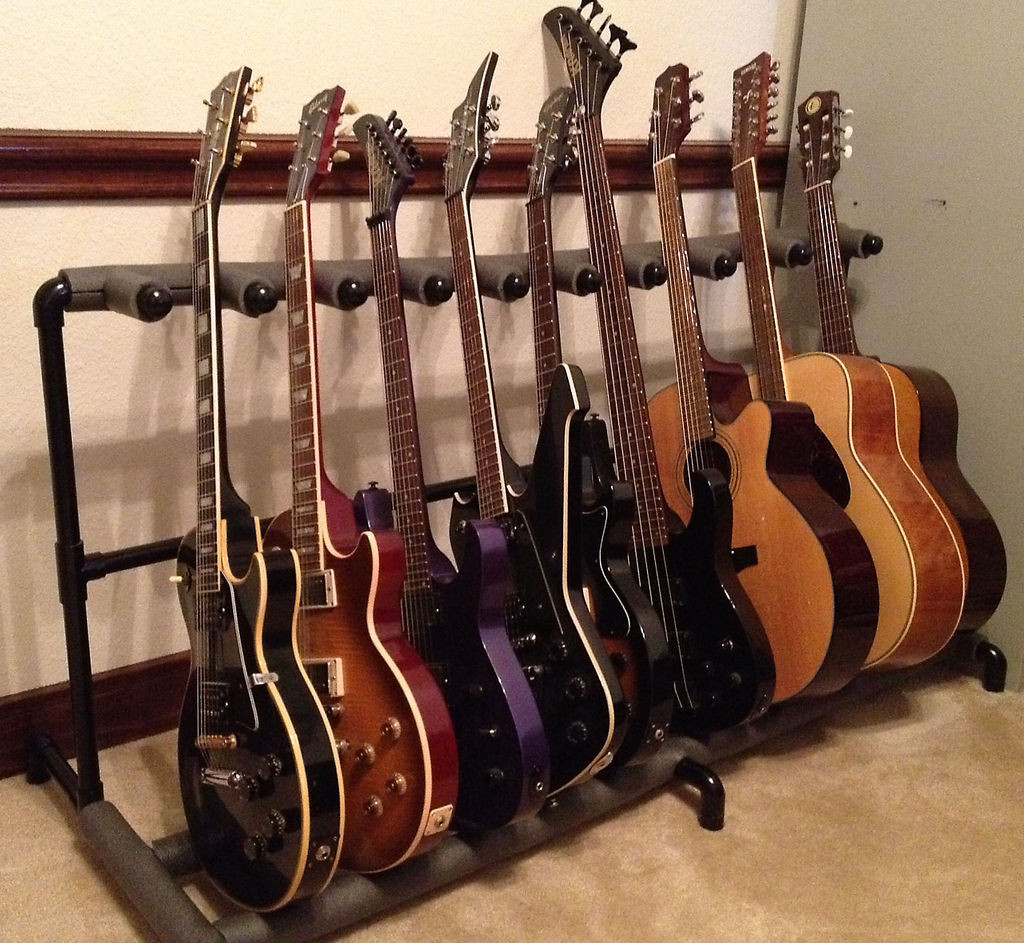 DIY Guitar Rack
 DIY pvc multiple guitar stand