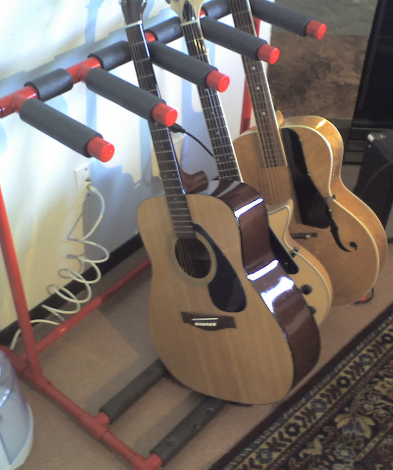DIY Guitar Rack
 DIY Pvc Multiple Guitar Stand 4 Steps with