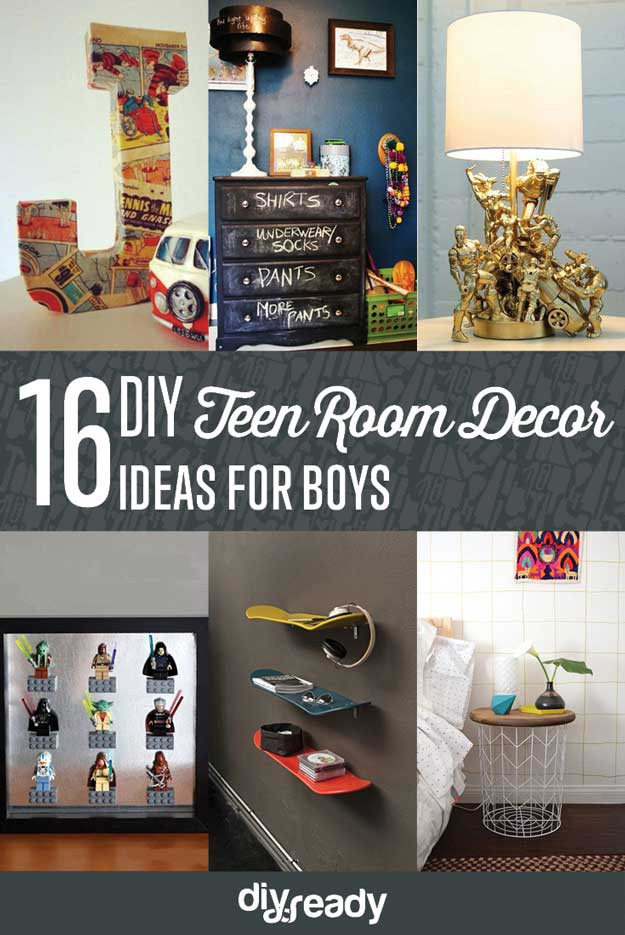 DIY Guy Room Decor
 Easy DIY Teen Room Decor Ideas for Boys DIY Ready