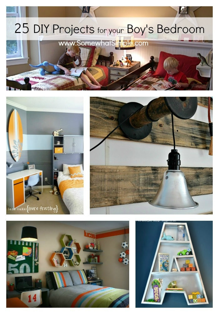 DIY Guy Room Decor
 DIY Boy Bedroom Projects 25 Ideas That Your Boy Will