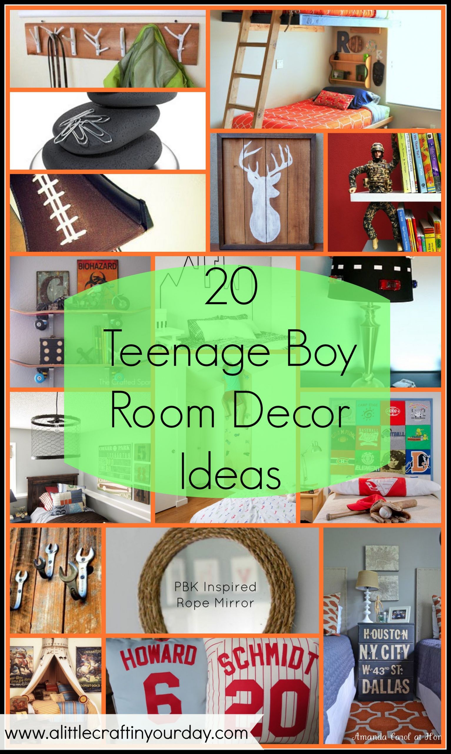 DIY Guy Room Decor
 20 Teenage Boy Room Decor Ideas A Little Craft In Your Day