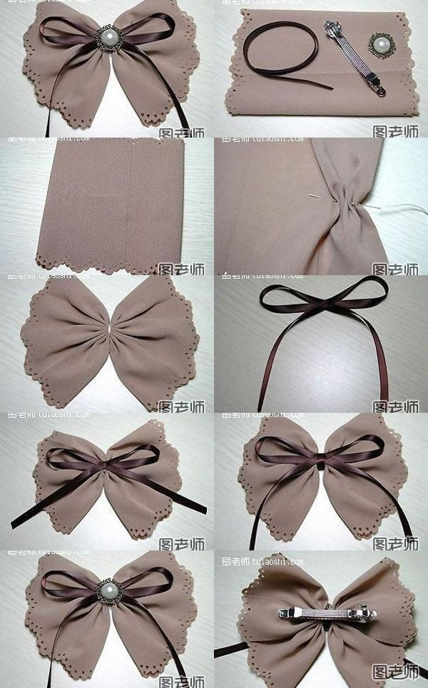 DIY Hair Bow Tutorials
 10 DIY Hair Bow Tutorials for Girls Pretty Designs