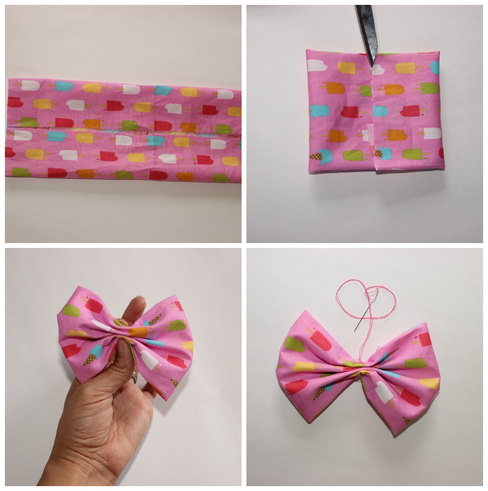 DIY Hair Bow Tutorials
 life with les deux DIY Hair Bow or Bow Tie Tutorial