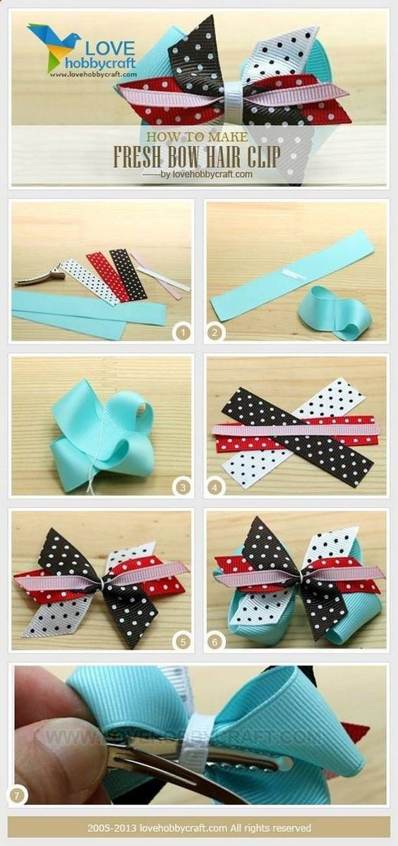 DIY Hair Bow Tutorials
 Diy hair bows Hair bow tutorial and Bow tutorial on Pinterest