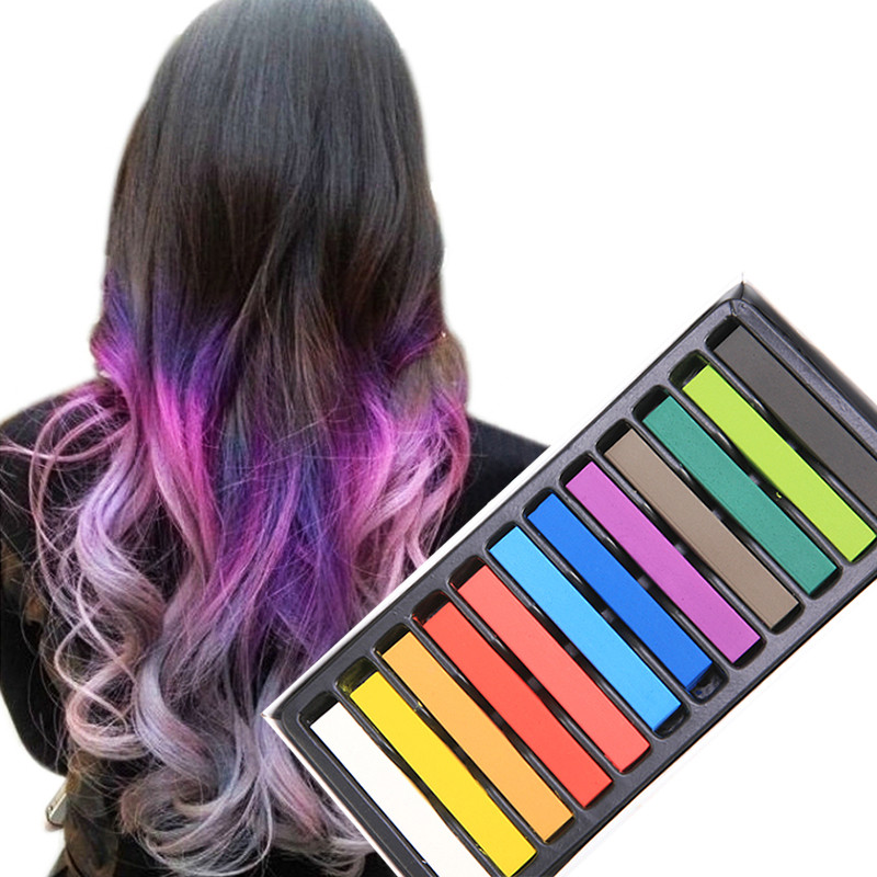 DIY Hair Chalk For Dark Hair
 Aliexpress Buy 2014 New 12 colors Non toxic