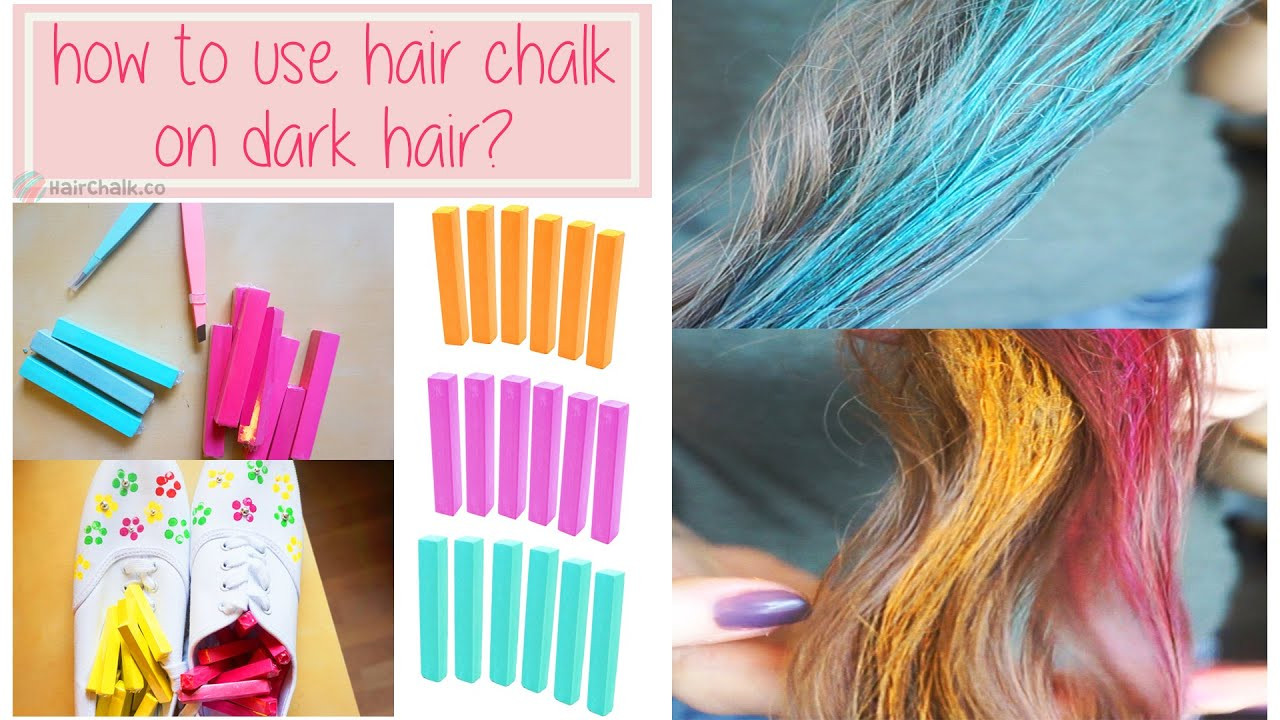 DIY Hair Chalk For Dark Hair
 How To Make Hair Chalk