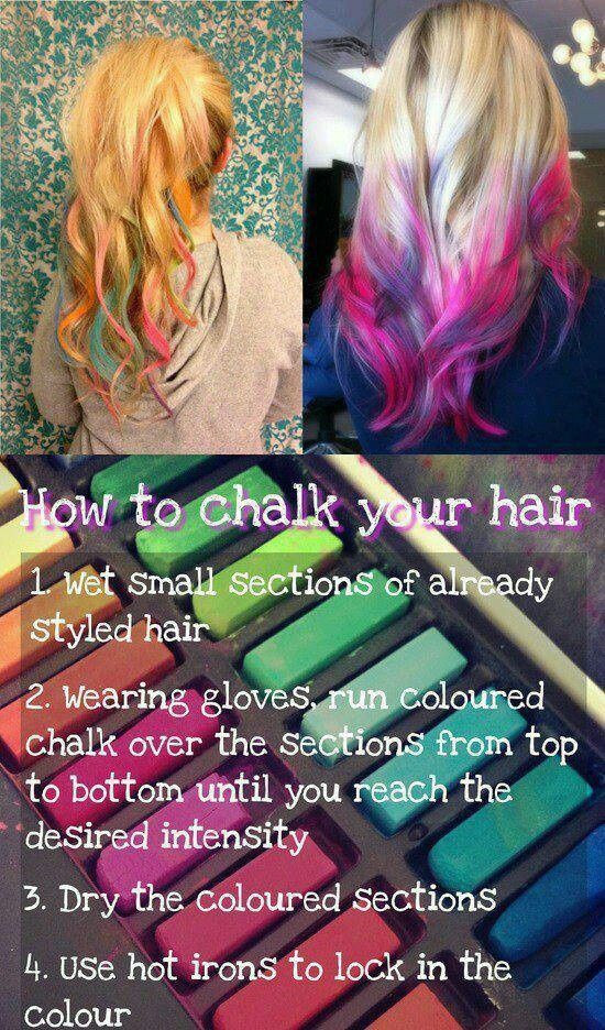 DIY Hair Chalk For Dark Hair
 Pinstrosity 10 or more Thoughts on Hair Chalking
