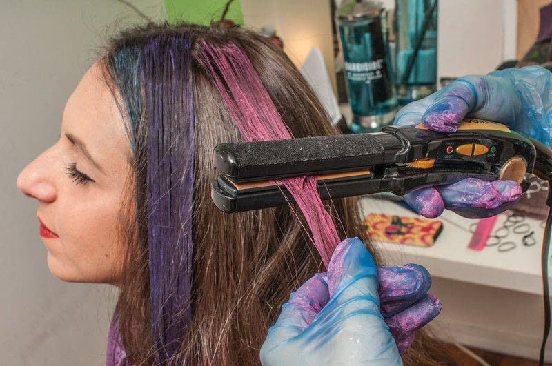 DIY Hair Chalking
 Diy Hair Chalk · Extract from DIY Dye by Loren Lankford