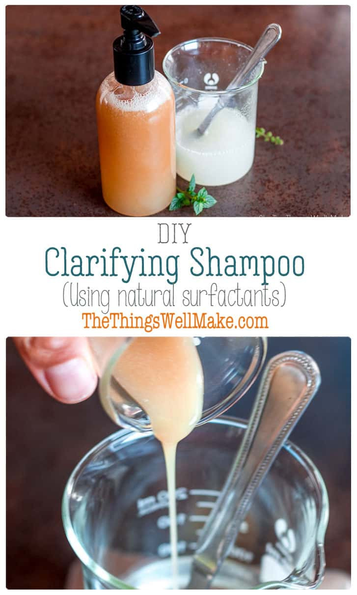 DIY Hair Clarifier
 Natural DIY Clarifying Shampoo