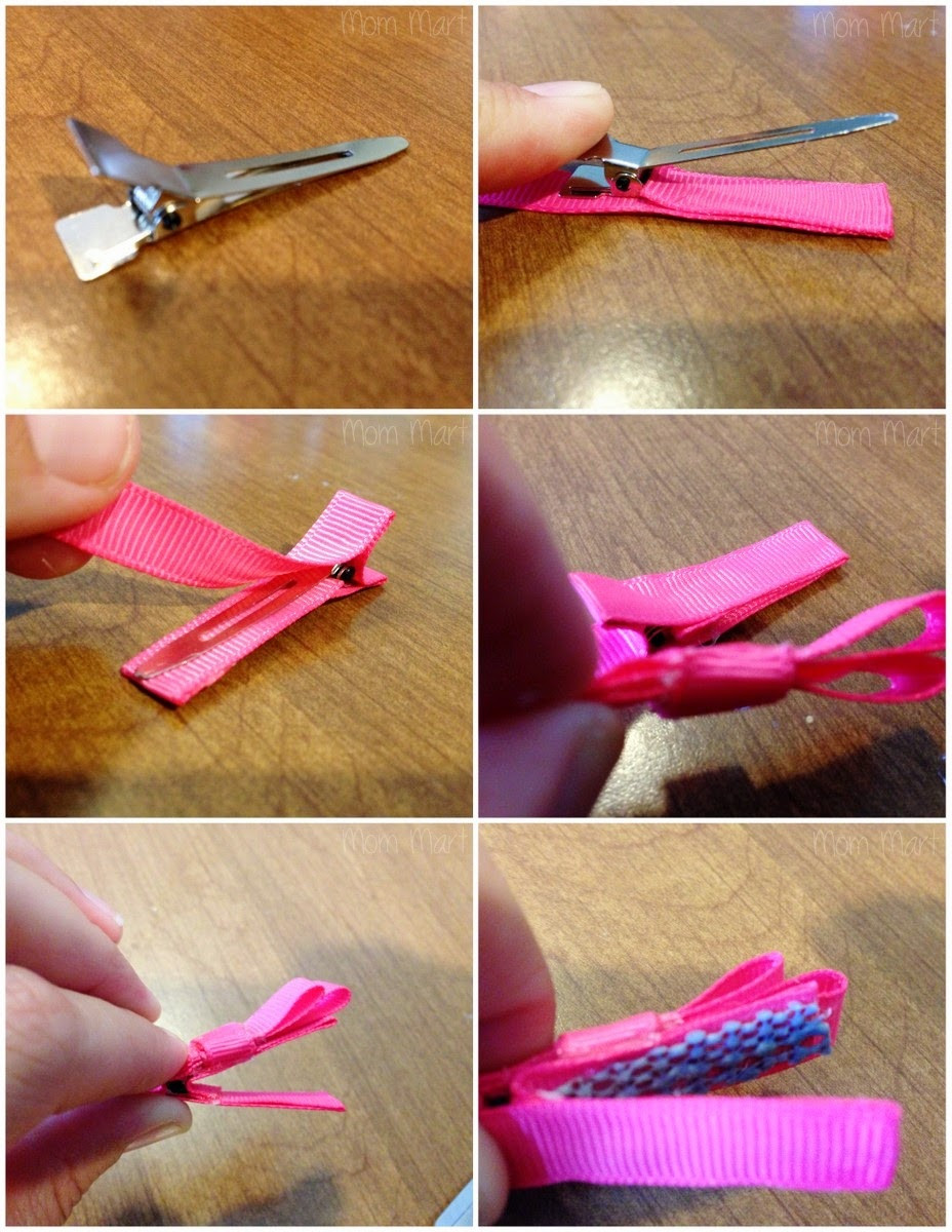 DIY Hair Clip
 Mom Mart DIY baby hair clips with a no slip grip Tutorial