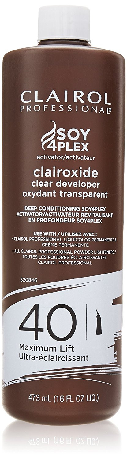 DIY Hair Color Developer
 Clairol Professional Soy4plex Clairoxide Clear Hair Color