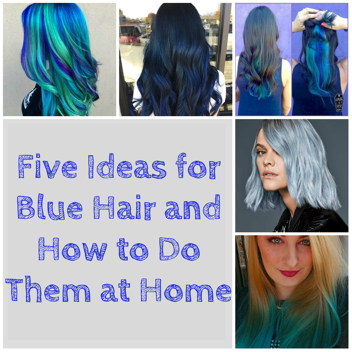 DIY Hair Color Developer
 Hair DIY Five Ideas for Blue Hair and How to Do Them at