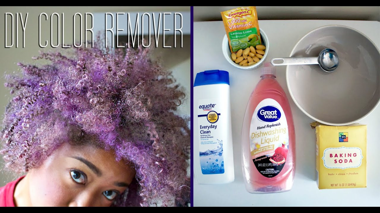 DIY Hair Color Remover
 Homemade Hair Dye Remover