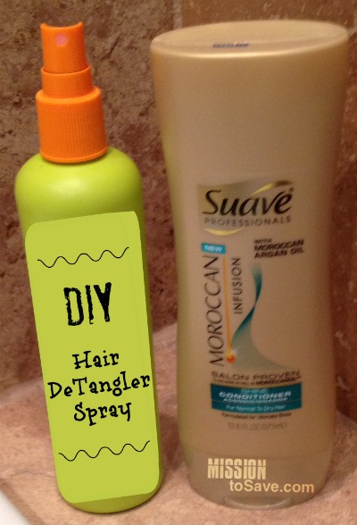 DIY Hair Detangler
 DIY Hair Detangler Spray Mission to Save
