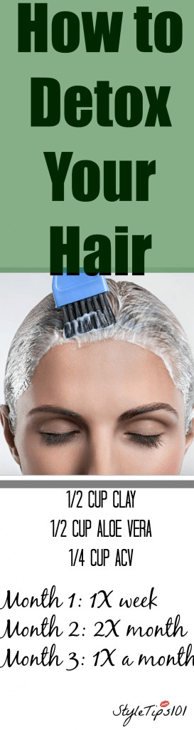 DIY Hair Detox
 Homemade Detox Hair Mask