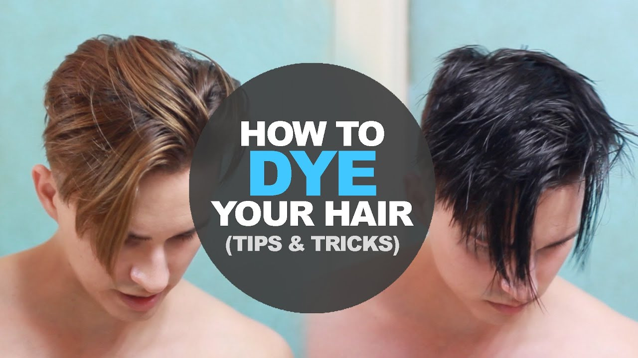 DIY Hair Dyeing Tips
 How to Dye Men s Hair at home DIY