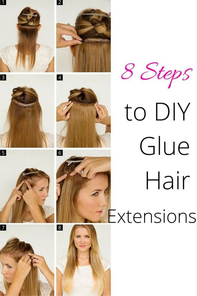 DIY Hair Extensions For Short Hair
 8 Easy steps to DIY glue your hair extensions