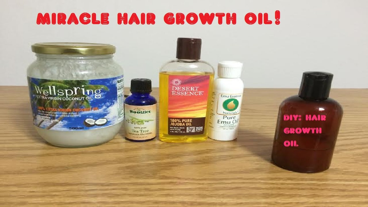 DIY Hair Growth Oil For Natural Hair
 Miracle Hair Growth Oil DIY