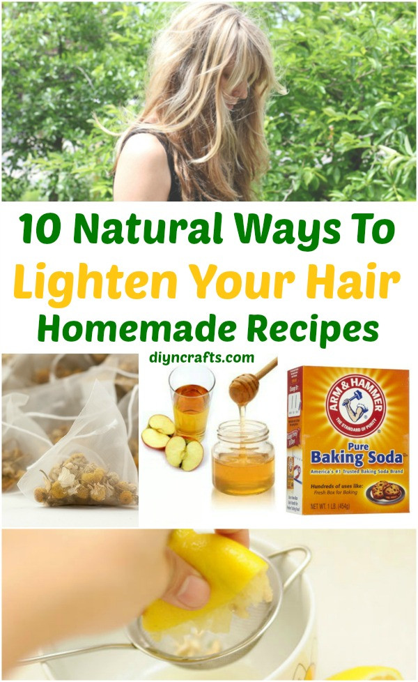DIY Hair Lightener Fast
 10 Ways to Lighten your Hair Naturally Homemade Recipes
