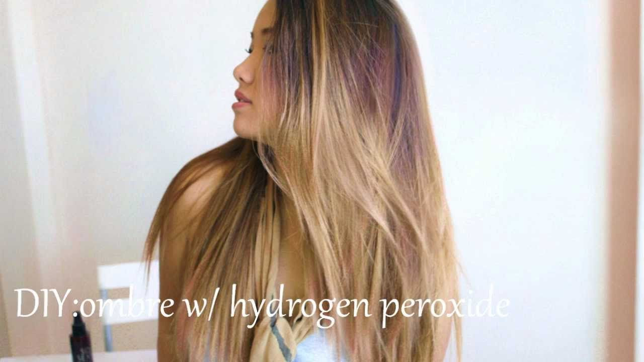 DIY Hair Lightener Peroxide
 DIY SUPER EASY OMBRE hair w hydrogen peroxide