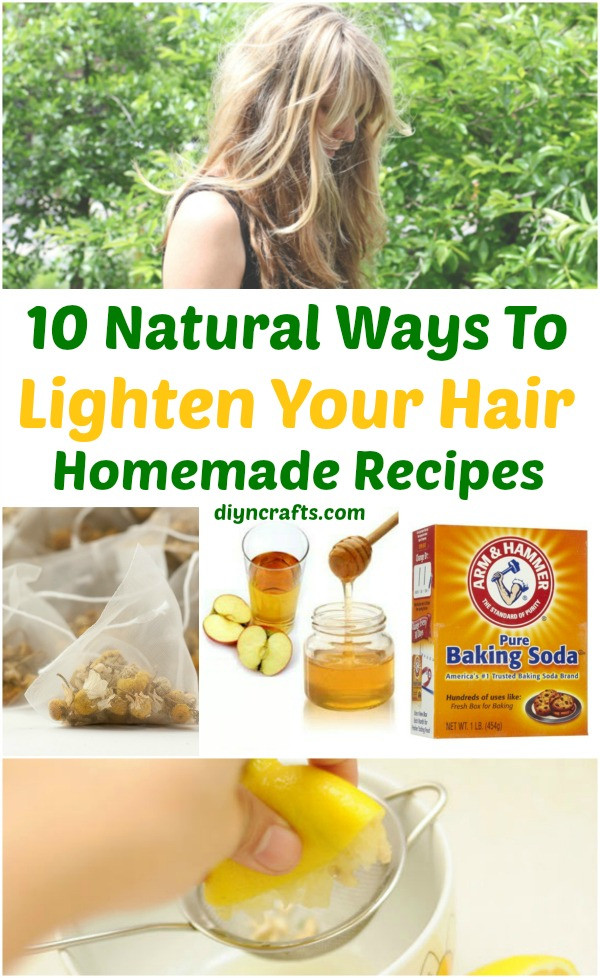 DIY Hair Lightener Peroxide
 10 Ways to Lighten your Hair Naturally Homemade Recipes