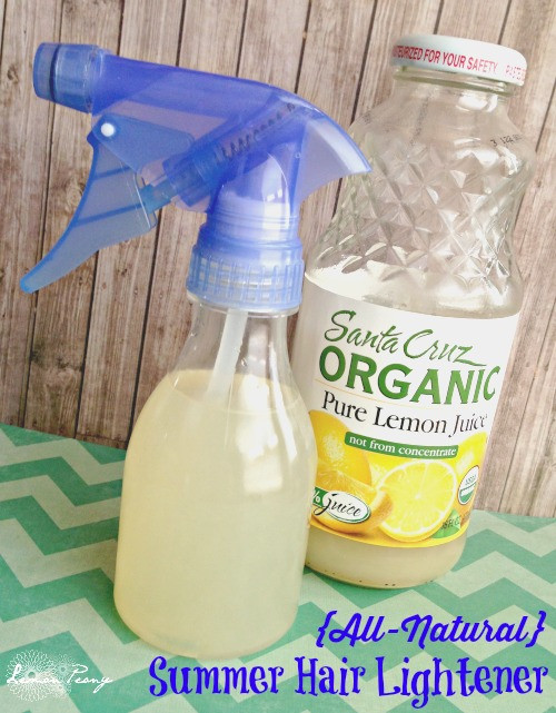 DIY Hair Lightener Peroxide
 All Natural DIY Summer Hair Lightener Recipe