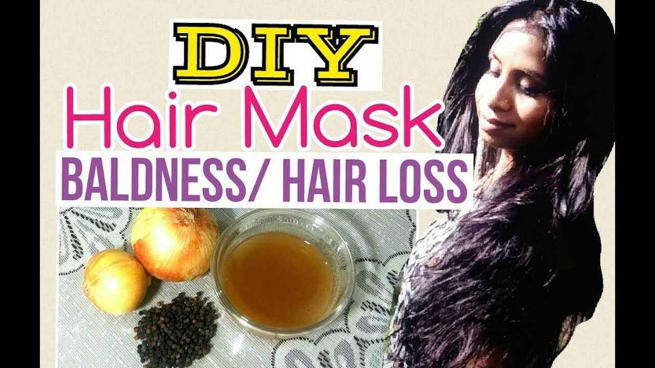 DIY Hair Loss Treatments
 DIY ONION & BLACK PEPPER HAIR MASK for Hair Growth Hair