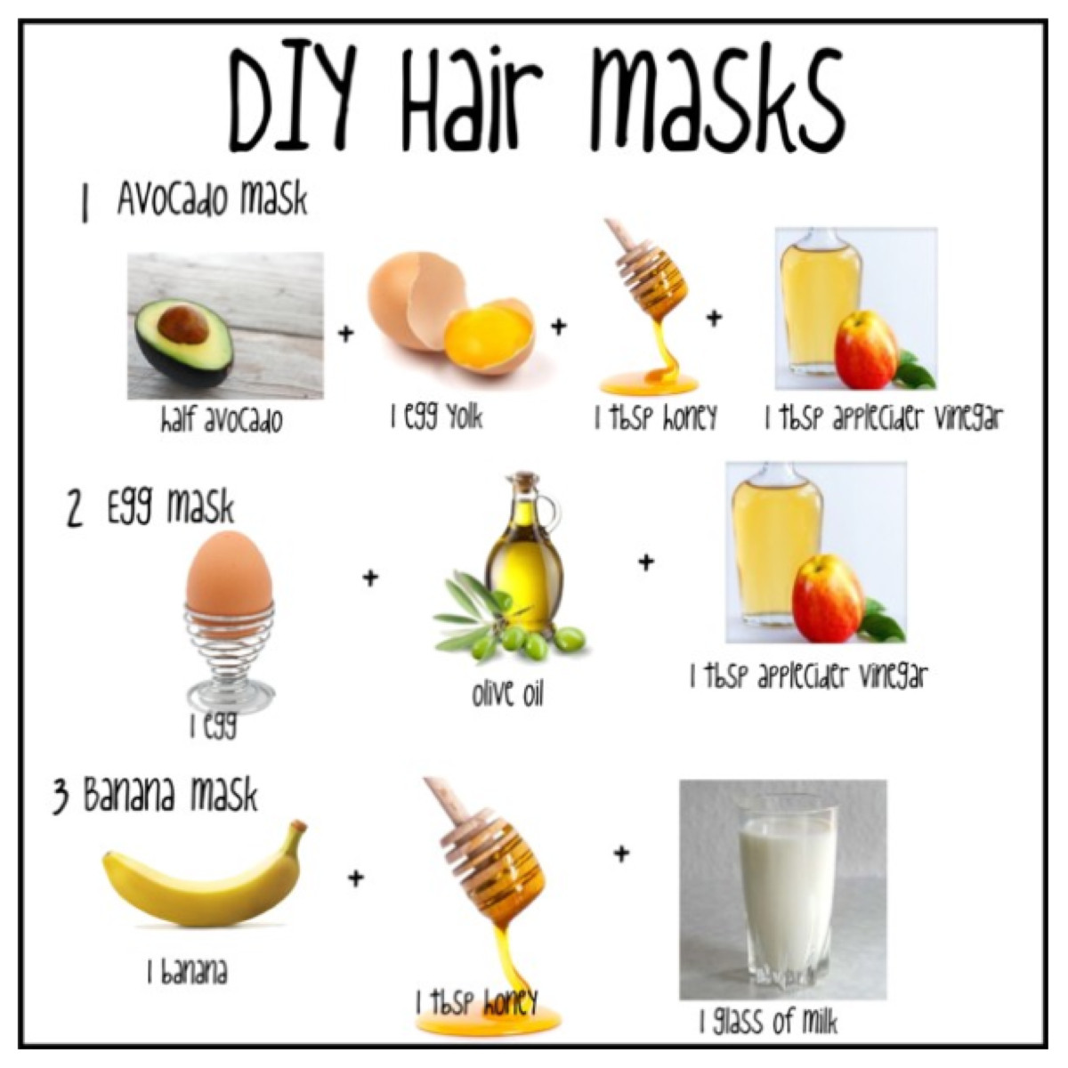 DIY Hair Mask For Growth
 DIY Hair Masks