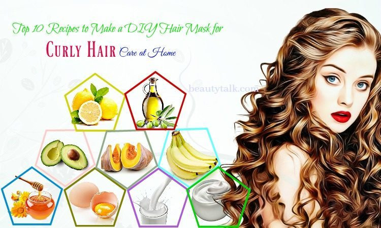 DIY Hair Masks For Curly Hair
 Top 10 Recipes For DIY Hair Mask For Curly Hair Care At Home