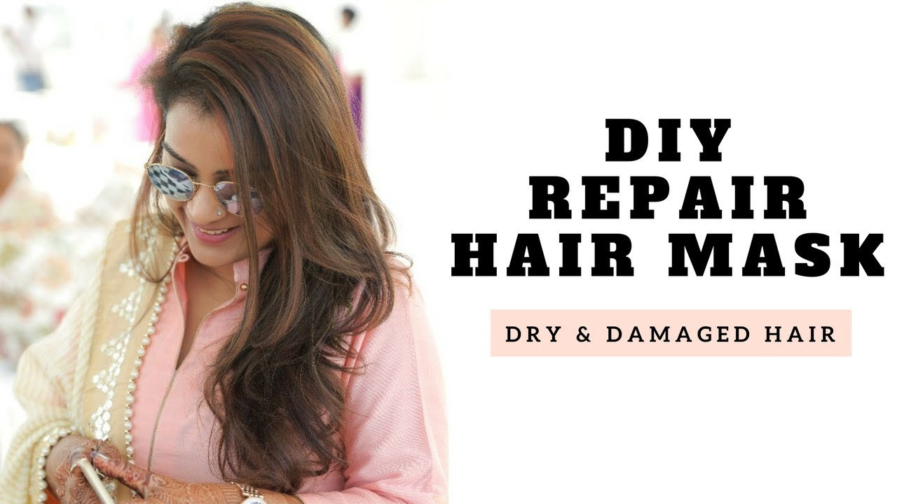 DIY Hair Masks For Dry Damaged Hair
 DIY Repair Hair Mask For Dry and Damaged Hair