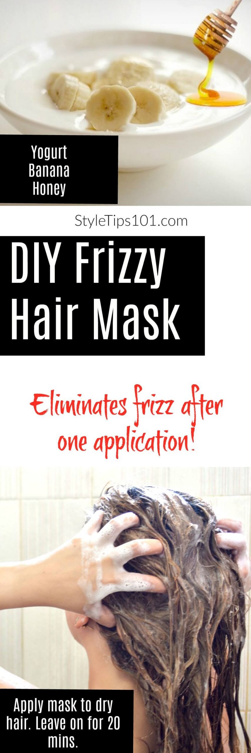 DIY Hair Masks For Frizzy Hair
 DIY Frizzy Hair Mask
