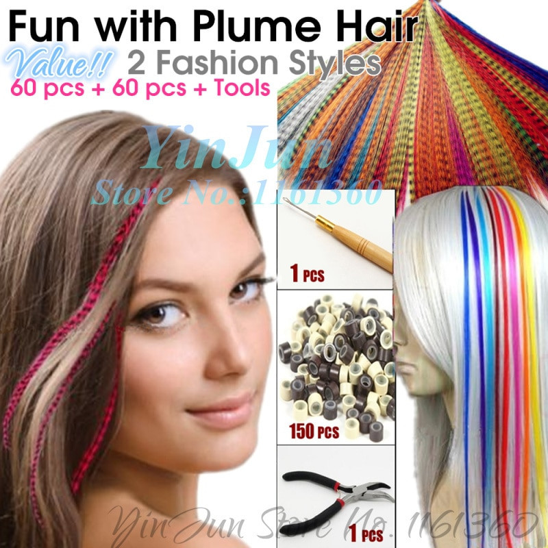 DIY Hair Piece
 120pcs Hair Wholesale Synthetic Hair Extensions DIY Hair