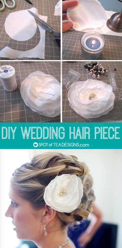 DIY Hair Piece
 DIY Wedding Hairpiece