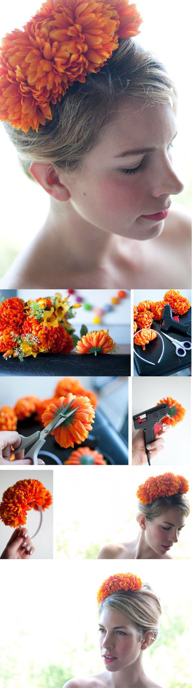 DIY Hair Piece
 DIY Flower Hair Piece s and for